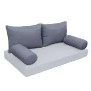 |SLIPCOVER ONLY| S2 Outdoor Bolster Backrest Pillow Covers Knife Edge Crib AD001
