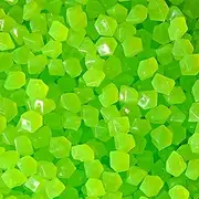 MOCNT Pack of 300 Luminous Stones Garden Glow in The Dark Pebbles Fluorescent Stones for Garden Aquarium Decoration Green 14 x 11 mm