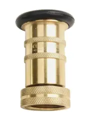 Robust Fire Hose Brass Spray Nozzle 1 NHNST Thread Comfortable Handling