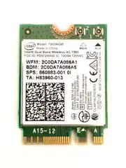 Genuine Intel Dual Band Wireless AC 867 Mbps M.2 WiFi Card + BT 4.2 7265NGW