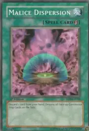 A1439 YUGIOH SPELL CARD MALICE DISPERSION RDS-EN048