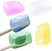 Toothbrush Caps - 5-Piece Tooth Brush Cover Cap | Toothbrush Head Cover | Toothbrush Head Protector | Electric Toothbrush Head Holder Caps Storage for School, Church, Camping