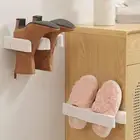 2Pcs Self-adhesive Shoes Storage Rack Wall-mounted Boots Hook Hanger Household
