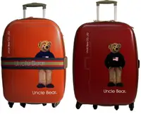 在飛比找樂天市場購物網優惠-Uncle Bear 21吋六輪防潑水可加大軟殼行李箱/旅行