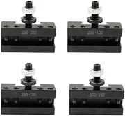 4Pcs 6-12" AXA #2 Quick Change Tool Post Turning Facing and Boring Holders 250-102 for Lathe, Use With AXA 250-100 or 250-111