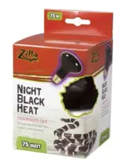 Zilla Night Black Basking Spot Bulb 75W Reptile Terrarium Lamp Light