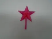 Red Star Tree Topper for Ceramic Christmas Tree