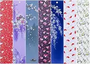 A.F.N.A.L Japanese Wind Chime Tassels Wind Catcher Random 5 PVC Cards, Accessories for Japanese Cast Iron Wind Bell, 1.6" x 7.9"