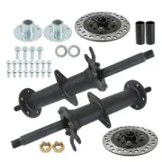 Fit For 5" wheels 40" Rear Axle Kit With 3 Stud Hub For Go Kart Golf Cart ATV