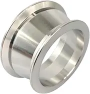Elifecenter 2.5" to 3" Exhaust Flange Adapter,Turbo Exhaust V-band Adaptor Flange CNC(2-1/2"ID to 3"ID)