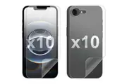 10 Set Soft PET Film Screen Protector Guard for Apple iPhone 16e Front and Back