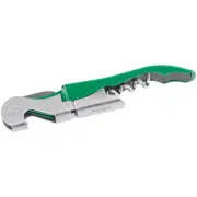Acopa Waiter's Corkscrew with Green Metal Handle