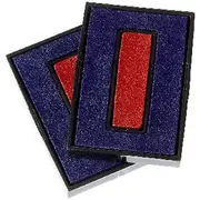 Deskmate Self Inking Dater Replacement Ink Pad 2 Pack