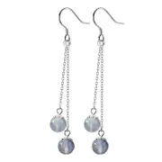 Sterling Silver Moonstone Hook Hypoallergenic Earrings