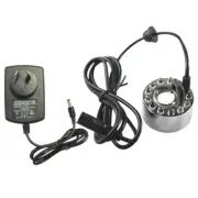 12 LED Ultrasonic Mist Maker Water Fogger Atomizer Fish Tank Pool Humidifier AU