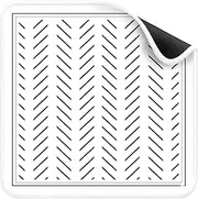Deyimmei Mahjong Table mat, Black Chevron