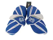 NEW Brine King 5 AG Lacrosse LARGE Royal Blue/ White Arm Pads