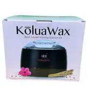NWT KoluaWax Premium Waxing Kit + 2-Pack Hard Wax Beads Black/Pink