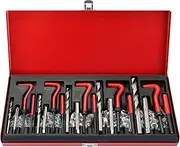 131-Piece Metric Helicoil Thread Repair Kit | 131pc Thread Repair Kit HSS Drill Helicoil Repair Kit Metric M5 M6 M8 M10 M12 HSS Drill Thread Insert Repair Tool