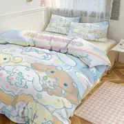a2466 Cute Cinnamoroll Cartoon Character Duvet Cover Set Bedding Set 3D Cartoon Printed Comfortable And Soft Bed Set Room Decor for Bedroom jfr2466