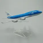 1:440 壓鑄金屬合金飛機飛機模型玩具波音 747-400 KLM 皇家荷蘭航空公司飛機