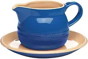 Chasseur La Cuisson Gravy Boat and Saucer, 450 ml Capacity, Blue