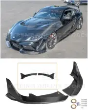 For 20-Up GR Supra A90 | A91 Style CARBON FIBER Edition Front Lip Splitter