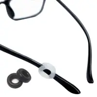 在飛比找Yahoo奇摩購物中心優惠-眼鏡專用嚴選舒適圈眼鏡防滑套 眼鏡止滑墊 眼鏡腳套 止滑腳套