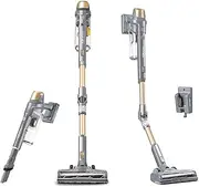 Kenmore DS4095 Brushless Cordless Stick Vacuum with EasyReach Wand, Lightweight Cleaner with 2-Speed Power Control, LED Headlight, Converts to Handheld for Hardwood Floors, Carpet & Pet Hair