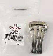 Original Omega Speedmaster 18mm Steel Deployment Clasp Buckle Model # 94521873