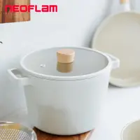 在飛比找PChome24h購物優惠-【NEOFLAM】FIKA 陶瓷塗層鍋具 22CM雙耳 深湯