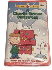 A Charlie Brown Christmas VHS 1996 Clamshell Case Peanuts Classic Home Video