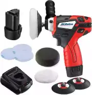 Acdelco G12 Series 12V Cordless 3" Mini Polisher Tool Set with 2 Li-Ion Batterie