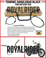 "TOURING HANDLEBAR, BLACK" Fit For Royal Enfield Meteor 350