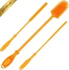 Silicone Bottle Cleaning Brush, 12.5" for Hydroflask, Sports Bottles