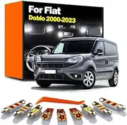 LED Interior Map Dome Roof Trunk Light Kit, For Fiat Doblo 2000-2016 2017 2018 2019 2020 2021 2022 2023 Car Bulbs Accessories