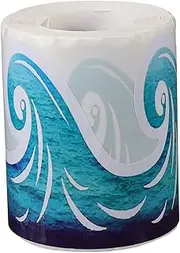 HAPINARY 1 Roll Wave Pattern Bulletin Board Border Trim Self Adhesive Decorative Sticker for Classroom and Home for Creating Festive Atmosphere and Easy