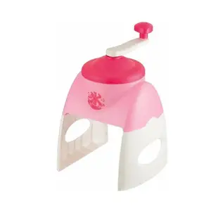 【Pearl Life 珍珠金屬】日本製手動簡易式刨冰機(粉色)