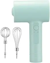 KKAERDIYA| Hand Whisk Electric | 3 Speed Handheld Mixer | Two Whisk Mount Baking Mixer | Cordless Electric Hand Mixer For Eggs, Soups, Cream, Batters | Portable, Wireless & Rechargeable (GR)