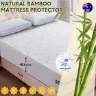 Mattress Protector Bamboo Bed Matress Waterproof King Single Mattress Topper NEW