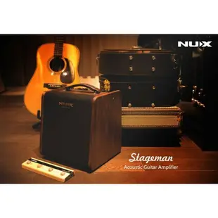 現貨可分期 贈專用導線 NUX STAGEMAN AC50 50瓦 木吉他 雙軌 音箱 街頭藝人 音響 藍芽Loop 鼓機
