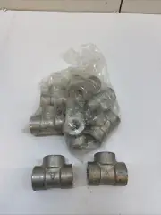 8 pcs. Tee NPT Threaded 3M A/SA183 B16 316 Stainless Steel 1/2”