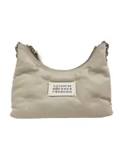 Maison Margiela Micro Glam Slam Zipped Shoulder Bag One size light gray