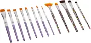 Folkart One Stroke 13-Piece Signature Paint Brush Set for Creative Artistry