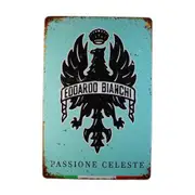 Tin Edoardo Bianchi Passione Celestesign Sprint Drink Bar Whisky Rustic Look