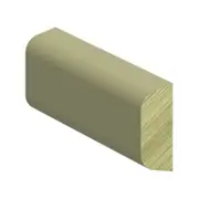 Porta 30 x 12mm 2.7m Rounded Edging Bead H3 Primed FJ Pine
