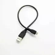 Micro USB Cable Black Charger Data Sync Cord 30CM