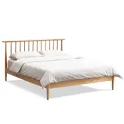 Primo Queen Timber Bed - Natural