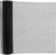 Plastic Fence Mesh, 300X40CM Chicken Wire Fence, Mesh Lightweight Fencing, Wire Chicken Wire Frame Floral Netting for Crafts Gardening Poultry Fencing (Black)