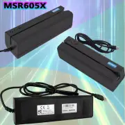 MSR605X Full Tri-Track Magnetic Card Writer/Reader W/ 10 Blank Cards Application